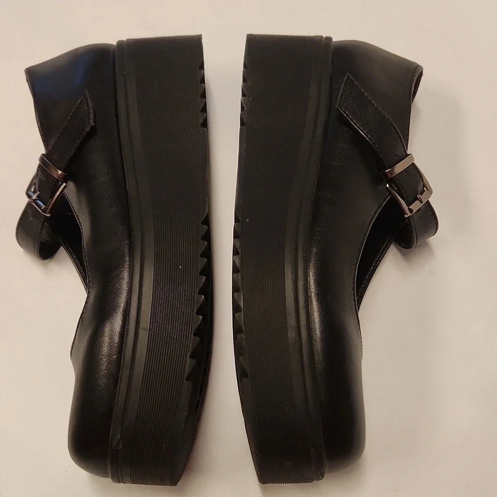 Nasty Gal Mary Jane Shoes Size 39 Black Platform